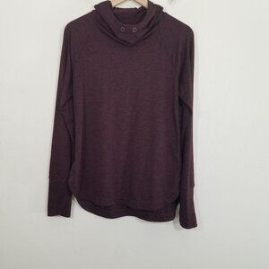 Athleta Hoody Long Sleeve Pullover Thumbhole Stretch Size M